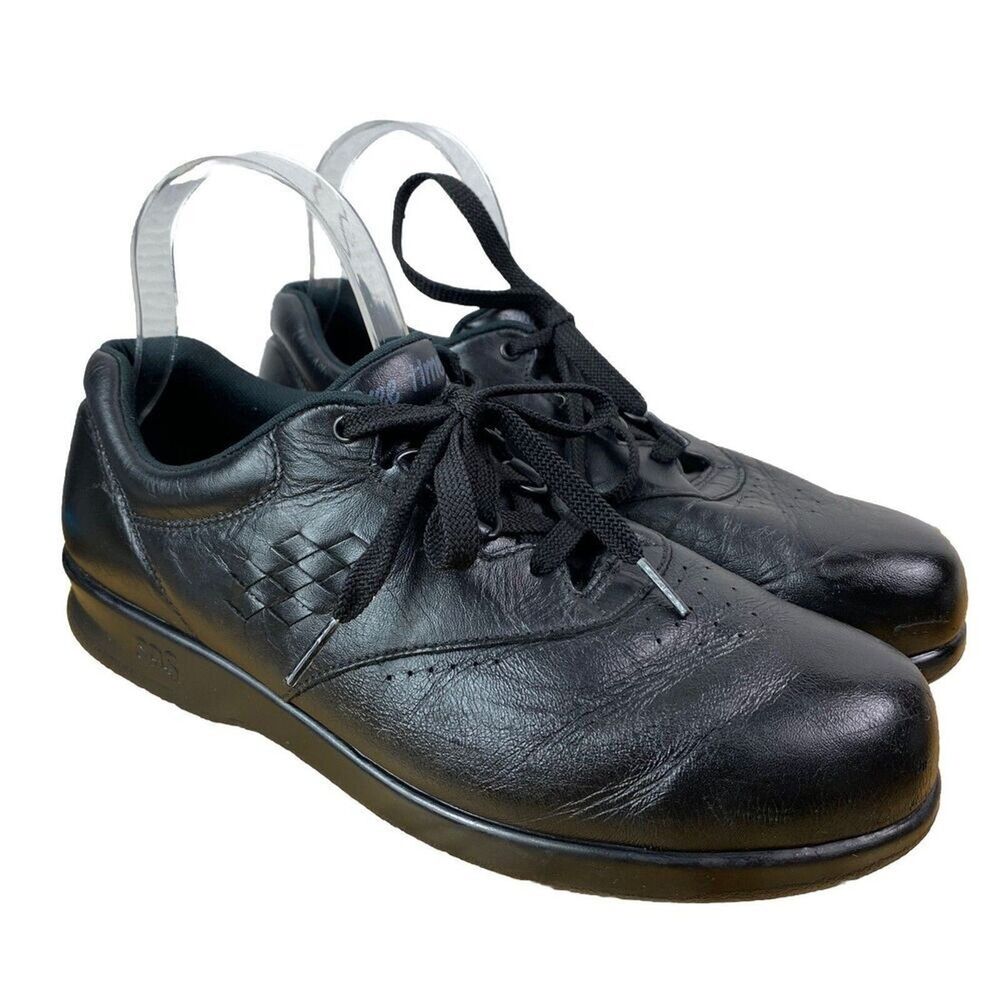 SAS Freetime Comfort Walking Shoes Womens Size 10M Brown Leather Lace Up USA